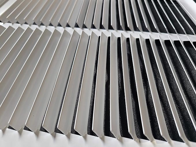 Fits 12x20 Duct Opening | Steel Return Air Grille by Handua | Vent Cover Grill for Sidewall and Ceiling | White | HVAC Cold Air Intake Grille | Outer Dimensions: 13.75"W X 21.75"