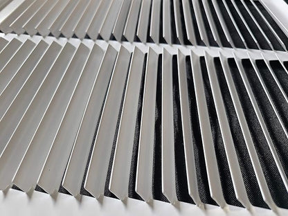 Fits 12x20 Duct Opening | Steel Return Air Grille by Handua | Vent Cover Grill for Sidewall and Ceiling | White | HVAC Cold Air Intake Grille | Outer Dimensions: 13.75"W X 21.75"