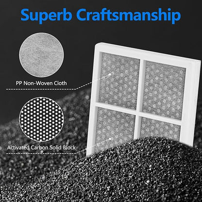 LT120F Refrigerator Air Filter Replacement for LG LT120F Kenmore Elite 46-9918 469918 9918 Replaces ADQ73214402 ADQ73214403 ADQ73214404-3 Pack