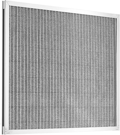 VEVOR 20x25x1 inch Electrostatic Air Filter, AC/HVAC Furnace Filter Washable & Reusable Aluminum, MERV 8 Long Lifetime, Home or Office (Actual Size: 19.75 x 24.65 x 0.82 in)