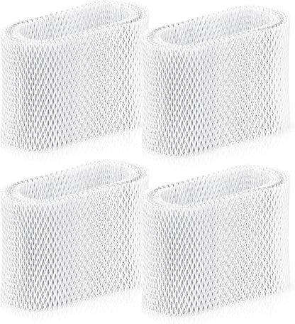 WF2 Humidifier Filter Replacement for Vicks V3500 V3100 V3600 V3900 V3700 VEV320 & Kaz 3020 Cool Mist Humidifiers Pack of 4
