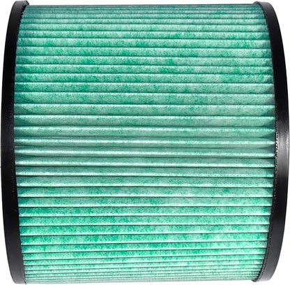 HQRP High Efficiency H14 HEPA Cartridge Filter 2-pack Replacement for Shop-vac 90350 90340 90304 9035033 90344, Fits most 4-16 Gallon Shop-Vac Wet/Dry Vacuums, Washable and Reusable, Green