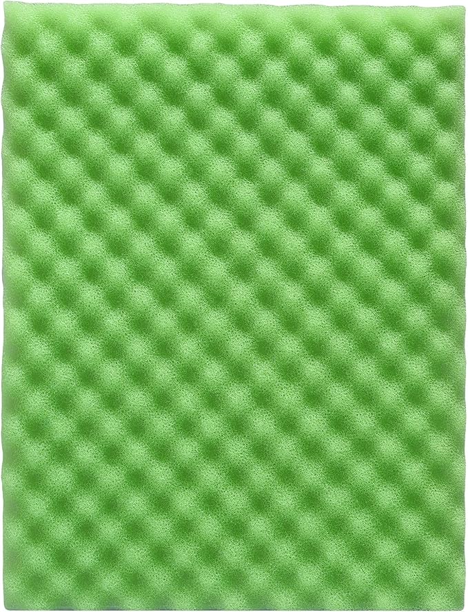 Aquarium Filter Media Bio Sponge Pad 16 x 12 x 1 inch, Fish Pond Foam Filter 20/30/40 ppi Set 3