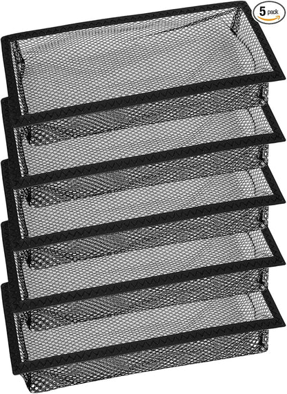 Floor Vent Screen Net, 4" x 10" Air Vent Screen Filter Mesh Catches Toys Snacks Pet Hair and Pet Food, Keeps Bugs Out for Home, 5 Pack