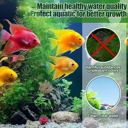 Pangda 12 Pcs Carbon Filter Foam Pads and Foam Filters Compatible with U4 Range of Internal Underwater Sponge Aquarium Underwater Filter Accessories for Internal Replacement Aquarium Fish Tank