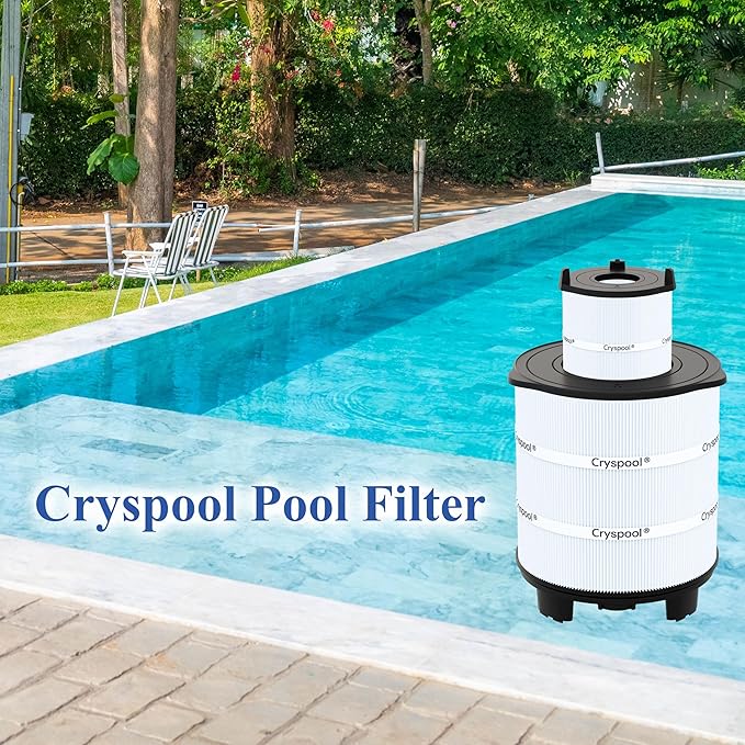 Cryspool S7M120 Inner&Outer Filter Compatible with System 3 S7M120, 25021-0200S & 25022-0201S, SR300, 300 Sq. Ft Pool Filter Cartridge, 1 Set