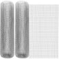 SATINIOR 2 Packs 11.8 x 39.3 Inch 304 Stainless Steel Woven Wire Mesh Fine Screen for Vent, Garden, Cage, Window Screen, Filter, Filtration Cloth, Vent Mesh (5 Mesh)
