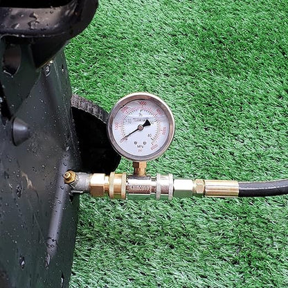 Pressure Washer Gauge, 6000 PSI, 3/8 Inch Quick Connect, Pressure Gauge for Power Washer