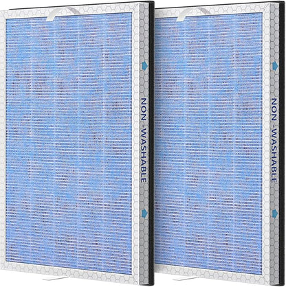 2 PACK MSA3/MSA3S HEPA Replacement Filter Compatible with Membrane Solutions MSA3 and MSA3S Device, 3-Stage HEPA Filter
