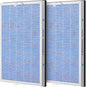 2 PACK MSA3/MSA3S HEPA Replacement Filter Compatible with Membrane Solutions MSA3 and MSA3S Device, 3-Stage HEPA Filter