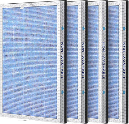 4 PACK MSA3/MSA3S HEPA Replacement Filter Compatible with Membrane Solutions MSA3 and MSA3S Device, 3-Stage HEPA Filter, 4 Pack