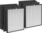 8 Pack 3000 Replacement Filter, Compatible with 3000, 3000M, 3000Pro Air Purifier, Includes 2 H13 Air Filter + 2 Activated Carbon Filter + 4 Pre-Filter