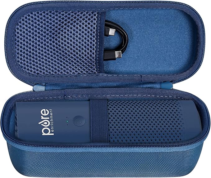 co2CREA Hard Case compatible with Pure Enrichment PureZone Mini Portable Air Purifier (Blue Case)