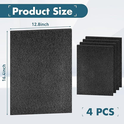 Pangda 4 Pack Activated Carbon Pre Filters Replacement Compatible with Winix Air Purifier Odor Control Part Filter A 115115 Size 21 Compatible with Winix Air Purifier Am90 C535 5300 5500