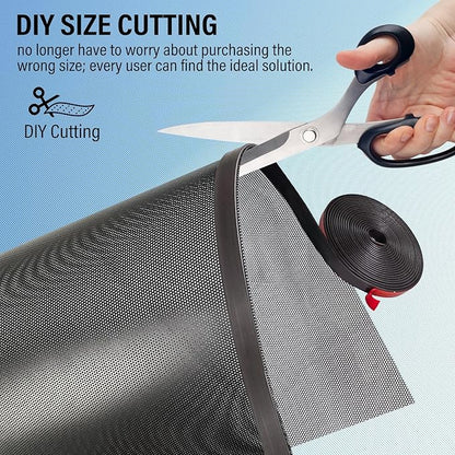 39x12 inch Customizable DIY Floor Vent Covers, Magnetic PVC Vent Mesh for Wall, Ceiling & Home Floor, PC Case Dust Mesh Filter