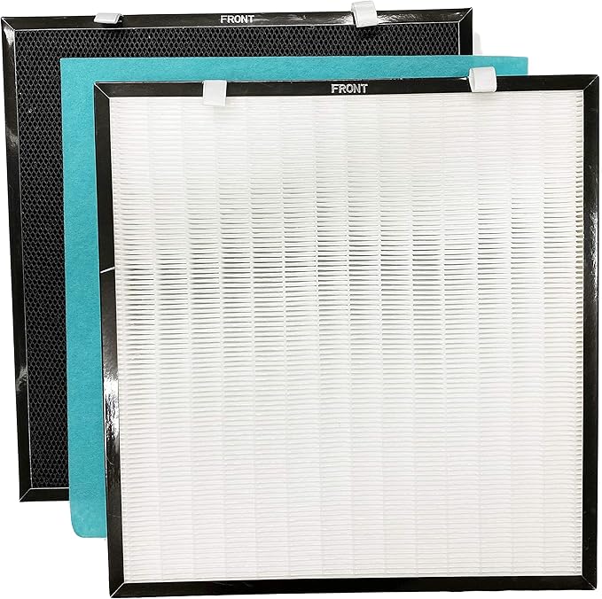 Nispira RFM80 Oran True HEPA/Activated Carbon/Preliminary Filter Set Compatible with Max RFM80 Air Purifier OVHM80. 1 Set