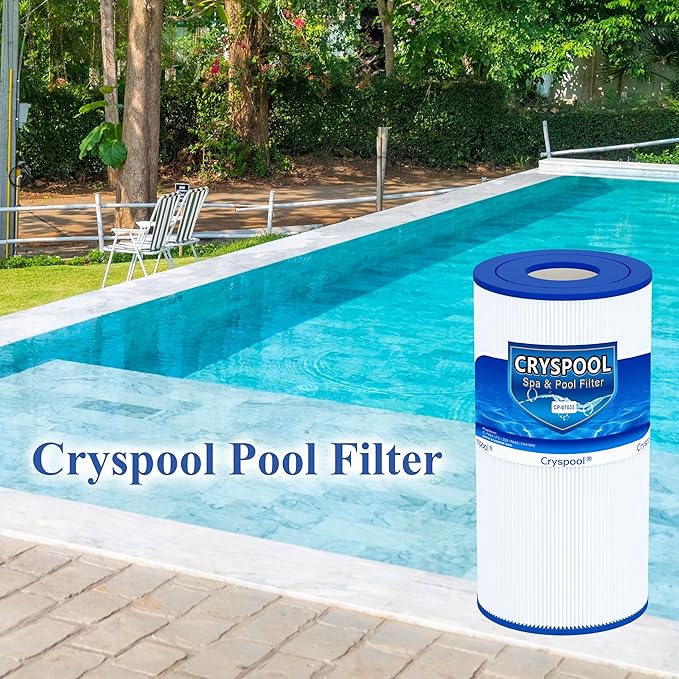 Cryspool® 07033 Filter Compatible with CX410RE, Easy Clear Filter C400, C-7442, PA40, FC-1228, 40 Sq. Ft Pool Filter Cartridge, 1 Pack