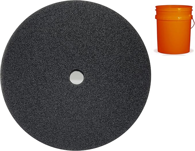 Aquarium Pond 5 Gallon Bucket DIY Bio Sponge Filter Media Pad Rounded 11x11 (50ppi 3 Pack)