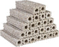 ALEGI Ceramic Bio Filter Media, Porous Media Filter Media for Sump Tank, Pond, Aquarium Fish Tank (Large 24 pcs)