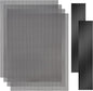 [4 Pack] 400x300mm DIY PC Case Dust Filter, 1.2mm Hole, PVC Dustproof Mesh Filter Cover with Magnetic Strip for Computer PC Case