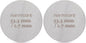 Normcore 53.3mm Puck Screen - Lower Shower Screen - Metal Contact Screen for Espresso 54mm Portafilter Filter Basket - 1.7mm Thickness 150μm - 316 Stainless Steel (Pack of 2)