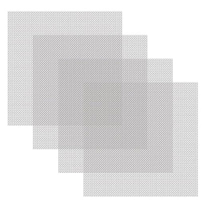 4 Pack 12x12 Inch Wire Mesh, 20 Mesh Stainless Steel Mesh, Never Rust Sturdy Metal Mesh Screen for DIY Projects, Vent, Cage, Garden, Window Screen, Filter Mesh