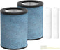 HP301 HP302 NeverChange Replacement Filter Compatible with Shark HP301/HP302 Air Purifier MAX Clean Sense Series HP200 HC502 HP232 AP1000,H13 Grade HEPA Filter, Part#HE3FKPET