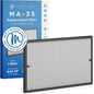 Medify MA-35 Genuine Replacement Filter for Black MA-35 Purifiers | Smoke, Dust, Odors, Pet Dander | 3 in 1 with Pre-filter, True HEPA H13 and Activated Carbon | Removal to 0.1 Microns | 1-Pack