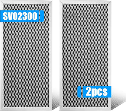 2-Pcs SV02300 Air Exchanger Filter 15-3/8 x 7-1/8 x 5/8 Inches Efficiency Premium Quality Air Filters for Improved Indoor Air Quality Home Ventilation System Replacement Filter