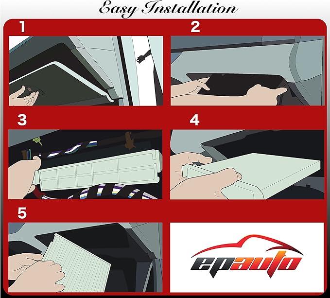 EPAuto CP846 (CF9846A) Replacement for Subaru/Toyota Premium Cabin Air Filter includes Activated Carbon
