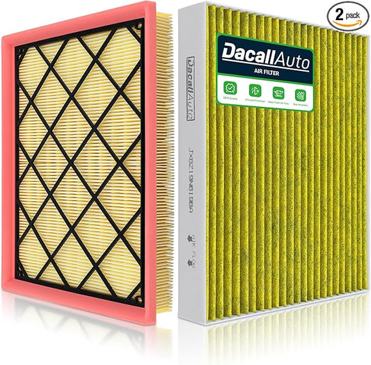 Engine & Cabin Air Filter Set for Ford Escape 1.5L/2.0L (2020-2022), for Bronco Sport 1.5L/2.0L (2021-2025), for Maverick (2022-2024); (Not fit Hybrid); Replace JX6Z19N619BA, JX6Z9601A, FP89