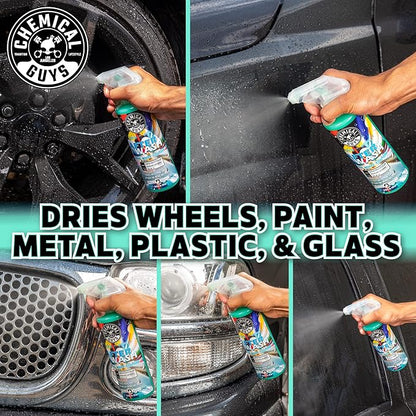 Chemical Guys Car Cleaning Kit, Complete Car Wash Kit with Soap, Wash Bucket, 3-16 oz Car Care Cleaners, Interior and Exterior Cleaning Essentials, 8 Item Detailing Set