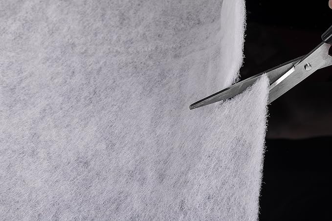Complete Air Vent Register Filter Set Cut To Fit Any Size 16" x 60" & 50" Velcro Tape, Electrostatic Fabric. Purifies Air, Helps Reduce Allergies From Dusty Ducts, AC Furnace System (2)