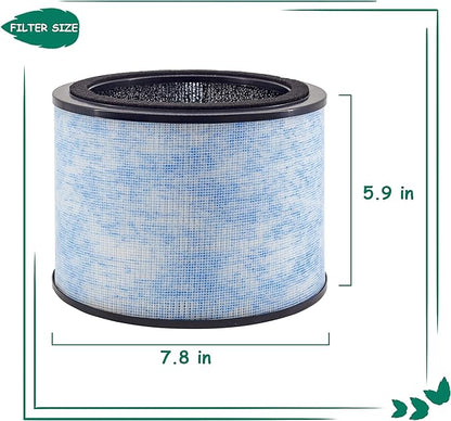 AP200 Filter Replacement, Compatible with Instant® AP200 Air Purifier, H13 Grade True HEPA and Activated Carbon Filters, Compare to F200 Filter,2 Pack
