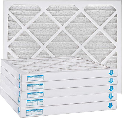 Aerostar 20x24x2 MERV 11, Pleated Air Filter, 20x24x2, Box of 6, Made in the USA
