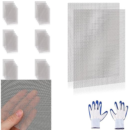 32 Pcs 13x9 (33cmx23cm) 20 Mesh 304 Stainless Steel Wire Mesh Sheet, Rustproof Metal Mesh Sheet Screen for DIY Crafts, Vent Covers, Garden Fencing, Window Protection & Industrial Filters