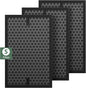 3-Pack HRFSC1 Replacement Filter S Compatible with Honeywell HPA3000 PowerPlus and HPA5000 Air Purifier, HRFSC1 Activated Carbon Filter for Home Renovation VOCs