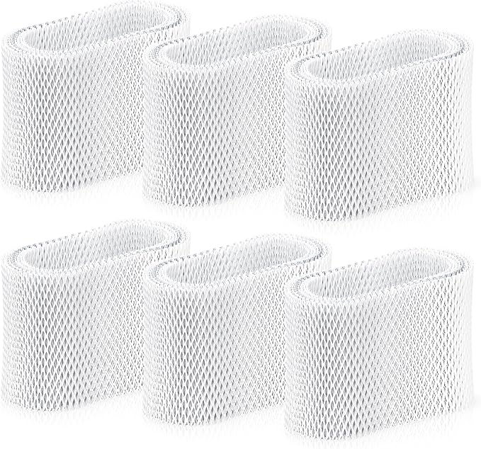 WF2 Humidifier Filter Replacement for Vicks V3500 V3100 V3600 V3900 V3700 VEV320 & Kaz 3020 Cool Mist Humidifiers Pack of 6, By NISHCON
