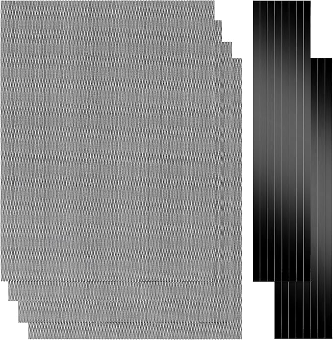 [4 Pack] 400x300mm DIY PC Case Dust Mesh Filter, PVC Dustproof Mesh Filter Cover with Magnetic Strip for Computer PC Case