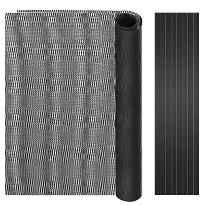 MoKo 400x300mm DIY PC Case Dust Mesh Filter, [2 Pack] PVC Dustproof Magnetic Dust Filter Cover, PC Mesh Grill with Magnetic Frame Strip Computer Cooler Fan Dust Filter for Computer PC Case, Black