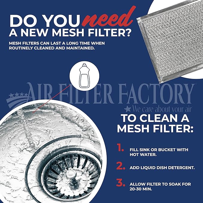 Air Filter Factory Grease Filter PFILB002MRFO Replacement For Sharp Microwave 12-Layer Aluminum Grease Filters 4-Pack