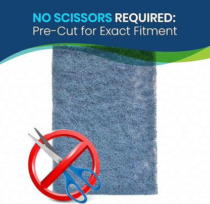 Natural Fiber Hog Hair Furnace Door Filter for Mobile, Manufactured and Modular Homes (19-1/2 x 28)