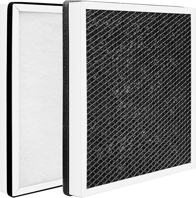 Europa Air Purifier Filter Replacement HEPA Filter Compatible For Afloia Europa Air Purifiers, H13 3-Stage Filtration Activated Carbon Air Clean VOCs Odor, 2-Pack