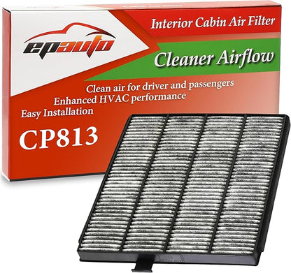 EPAuto CP813 (CF8813A) Cabin Air Filter includes Activated Carbon Replacement for Honda Odyssey (1999-2004), Pilot (2003-2008), Acura MDX (2001-2006)