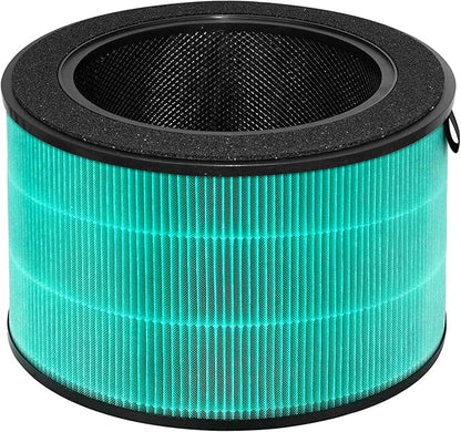 360 Replacement Filter Compatible with LG PuriCare 360 Air Purifiers AS601HBB0, 3-in-1 Filtration with Granular Activated Carbon Filter
