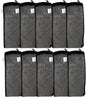 AQUANEAT 10pcs Aquarium Filter Media Bags, Fish Tank Fine Mesh Bags, 3”x4”/3”x8”/5.5”x8” with Plastic Zipper for Activated Carbon (3” x 8”)