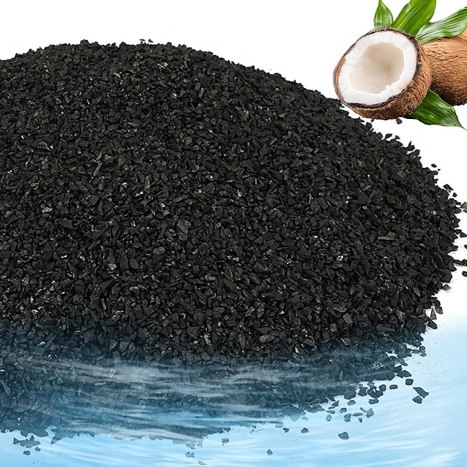 6.6 Lbs Bulk Activated Charcoal Water Distiller Charcoal Filters Media for Filtration，Coconut Hull Granular Activated Carbon