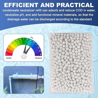 3.3 lbs 7-8mmPellets Condensate Neutralizer for Water Heater Media Filter (1) (1 Pack)