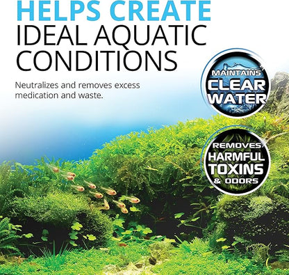 Fluval FX Carbon Foam, Replacement Aquarium Filter Media, 2-Pack, A249,White