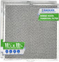 Stove Hood Vent Filter 11.6” x 11.2” BPQTF S99010317 Compatible with Broan Range Hood Filter Replacement for Ductless Overhead - Metal Mesh Filters Grease and Carbon Freshens Kitchen Oven Air (2-Pk)